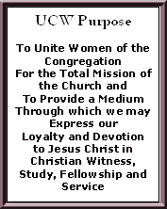 United Church Women Vision and Mission Statement