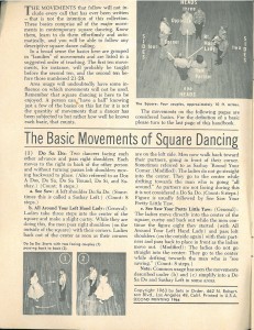 The Basic Movements of Square Dancing part 2