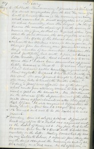 Charles Paisley diary, August 1866 (1)