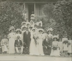 Trinidad wedding party, 1910