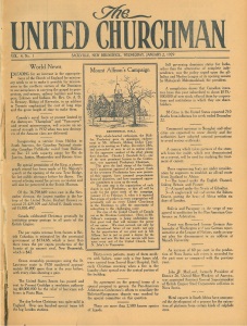 The United Churchman, January 2, 1929