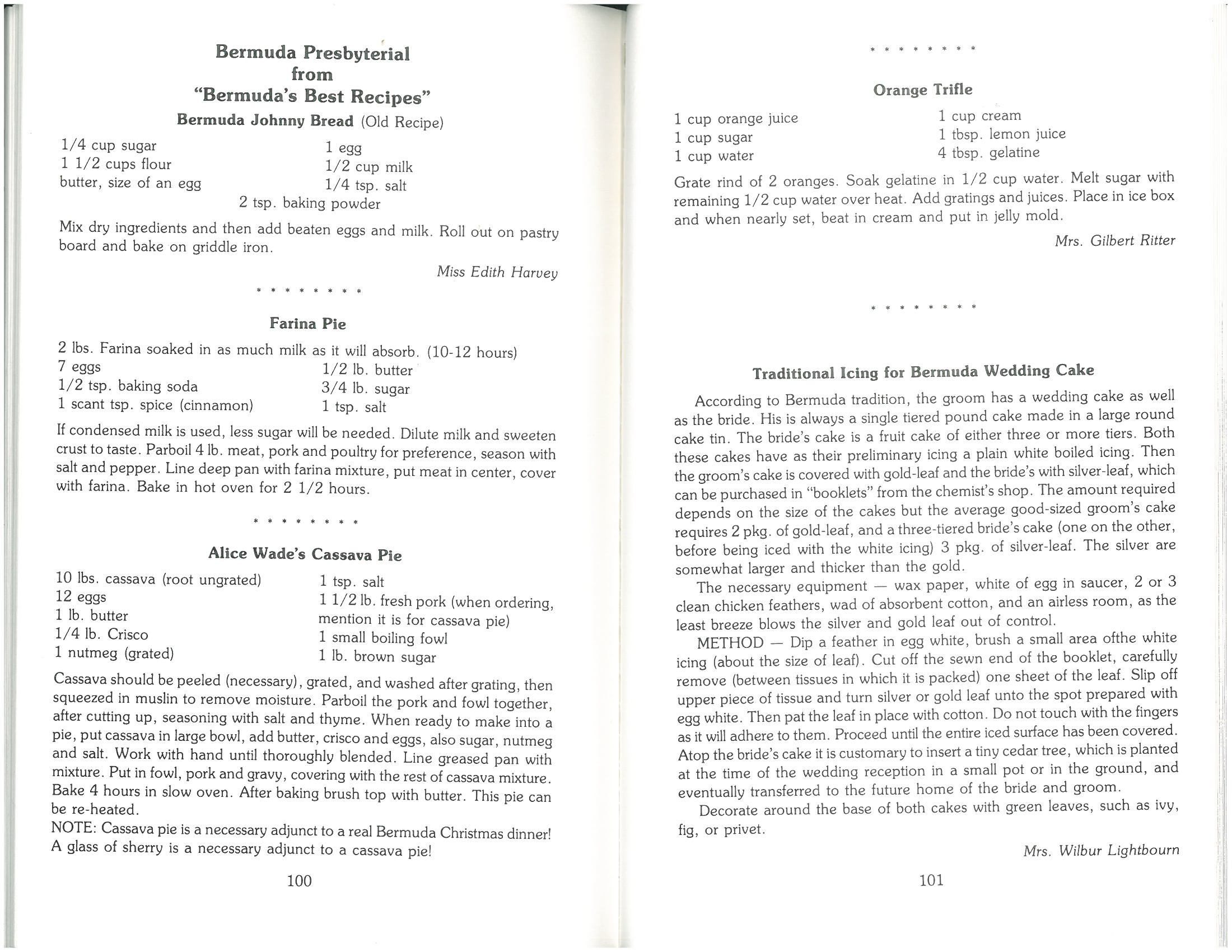 Archives Recipe of the Month-The Bermuda Edition
