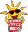 2021 Office Summer Hours