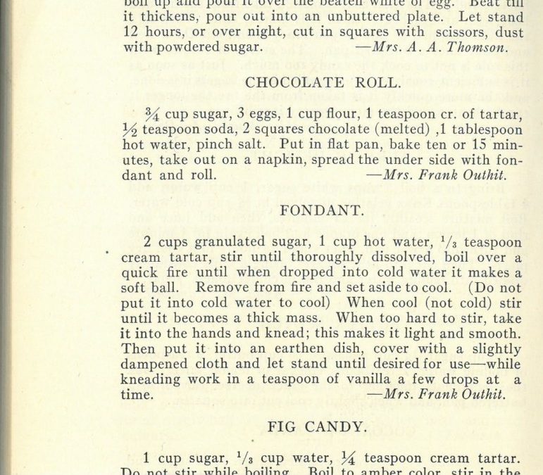 Archives Recipe of the Month-The Candy Edition