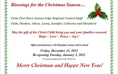Christmas Greetings from First Dawn Eastern Edge Regional Council Office